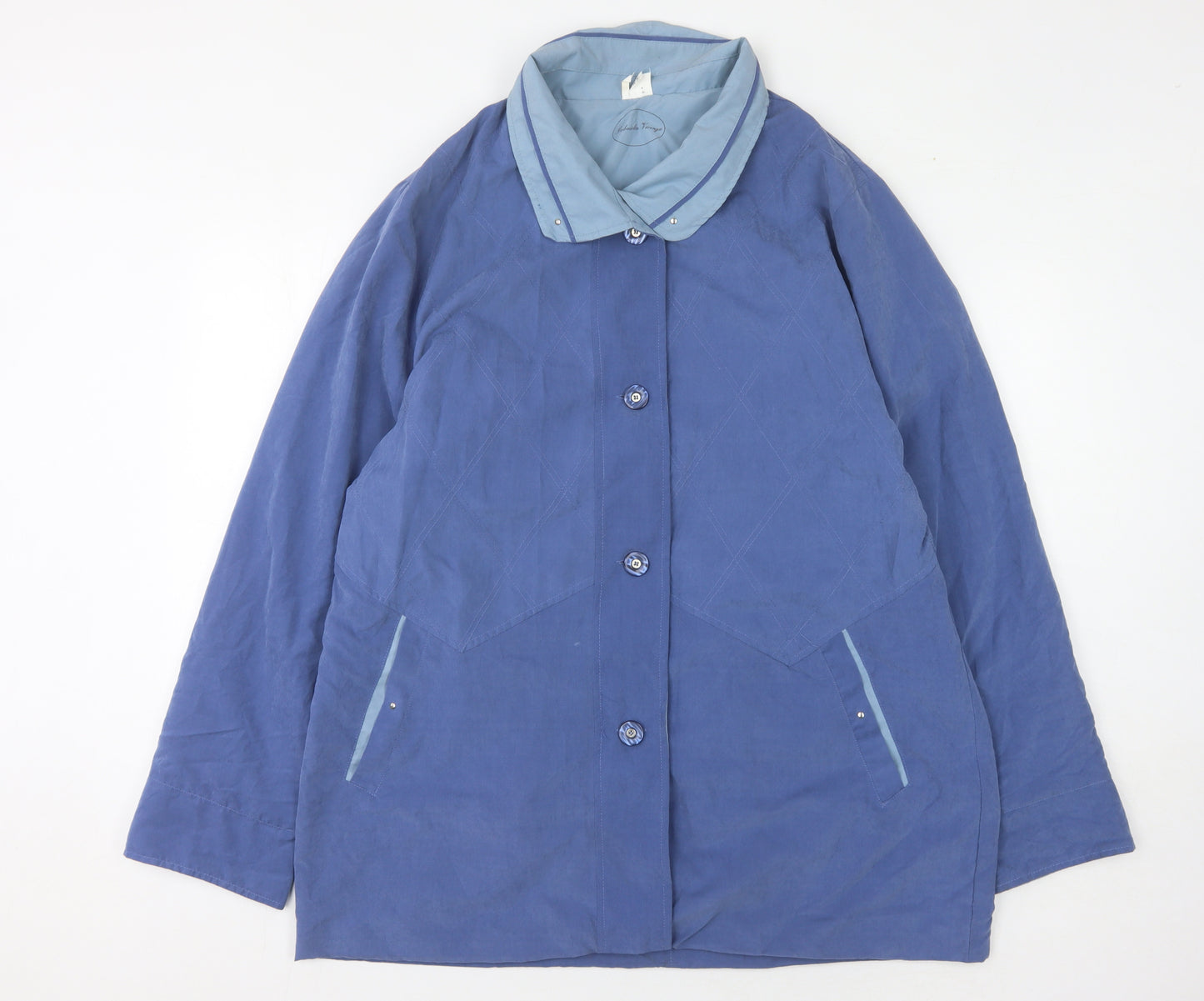 Gabriella Vicenza Women's Blue Button Coat Size 16/18