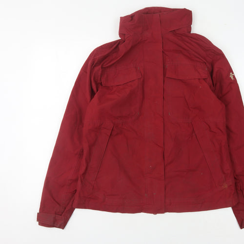 Caldene Men's Red Rain Jacket M Hooded