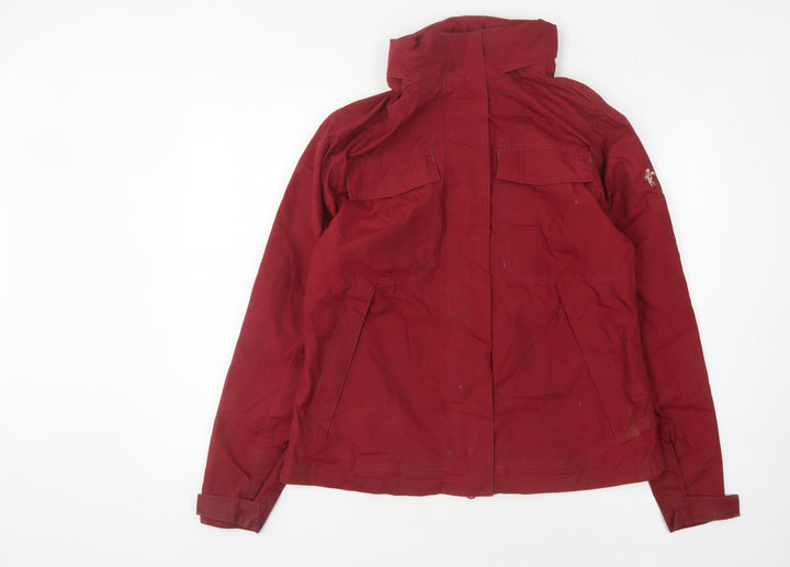 Caldene Men's Red Rain Jacket M Hooded