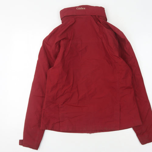 Caldene Men's Red Rain Jacket M Hooded