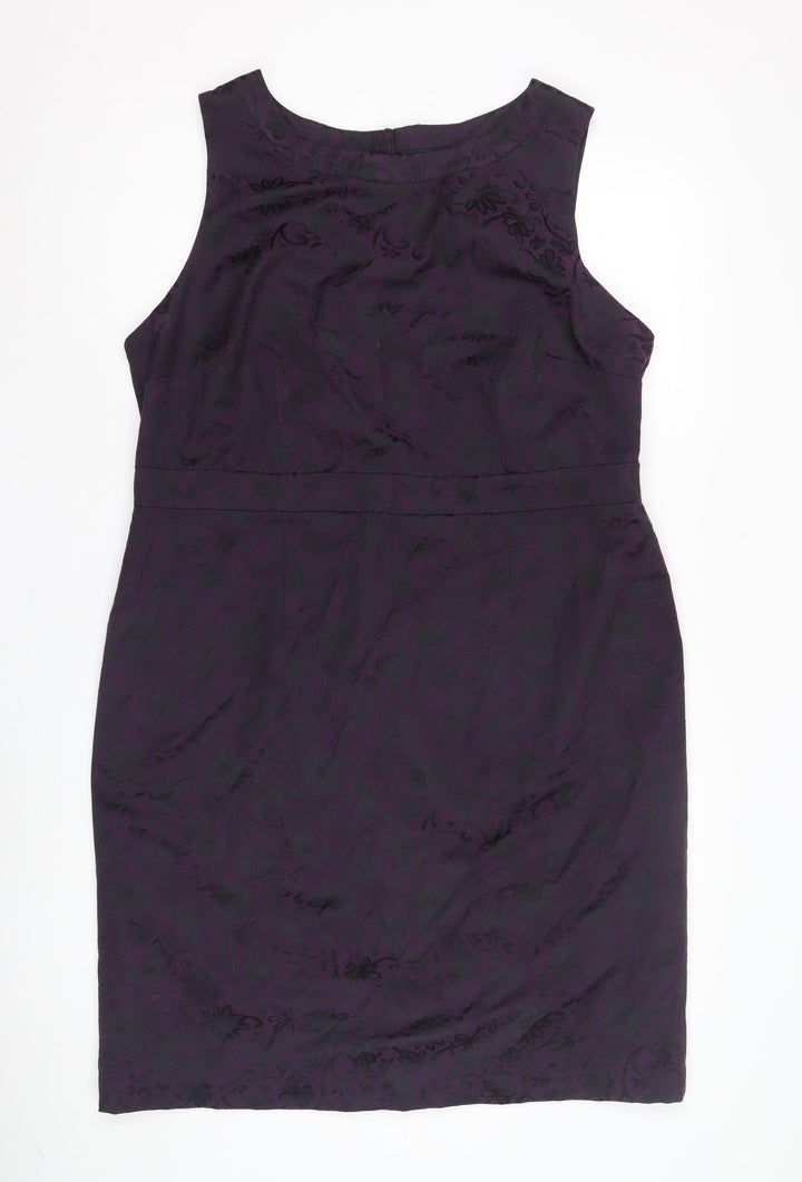 Marks and Spencer Women's Purple Dress Size 18