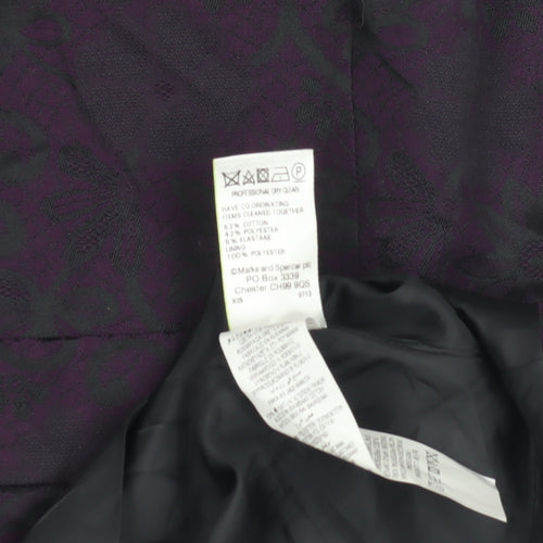 Marks and Spencer Women's Purple Dress Size 18