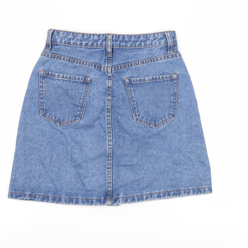 New Look Women's A-Line Denim Skirt Size 6 Blue