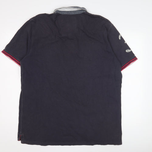 Boston Crew Men's Black XL Polo Shirt