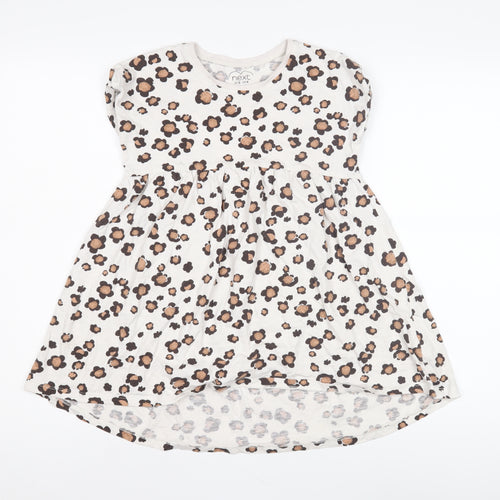Next Girls Floral Hi-Low Dress, Multicoloured, Size 5-6