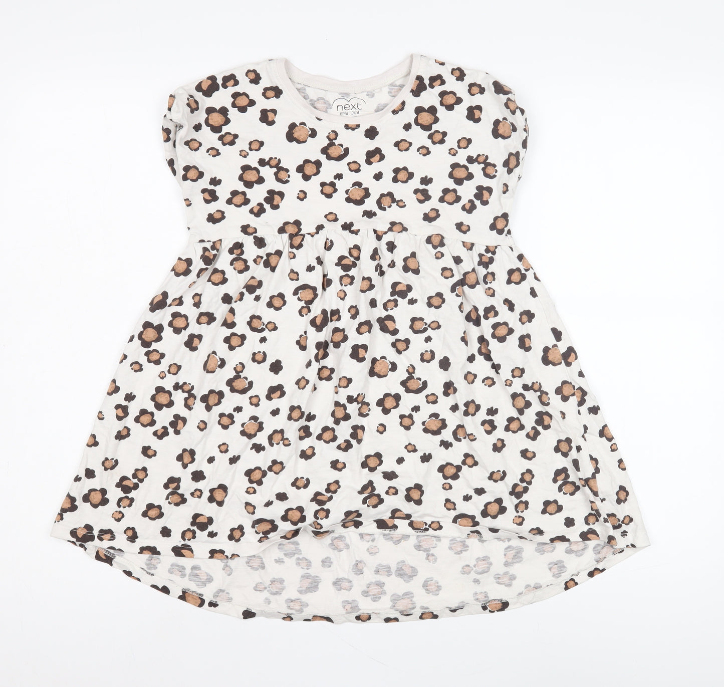 Next Girls Floral Hi-Low Dress, Multicoloured, Size 5-6