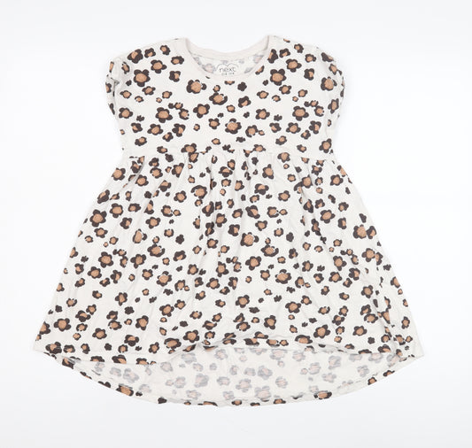 Next Girls Floral Hi-Low Dress, Multicoloured, Size 5-6