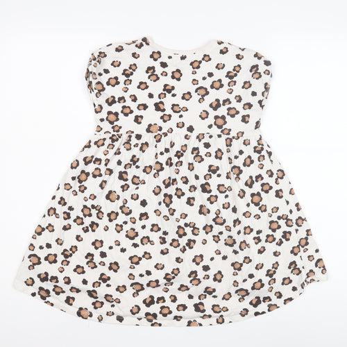 Next Girls Floral Hi-Low Dress, Multicoloured, Size 5-6