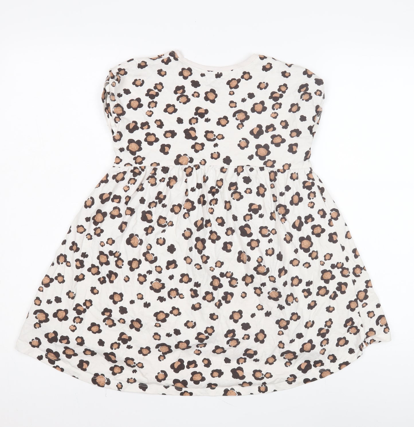 Next Girls Floral Hi-Low Dress, Multicoloured, Size 5-6