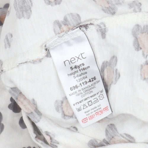 Next Girls Floral Hi-Low Dress, Multicoloured, Size 5-6
