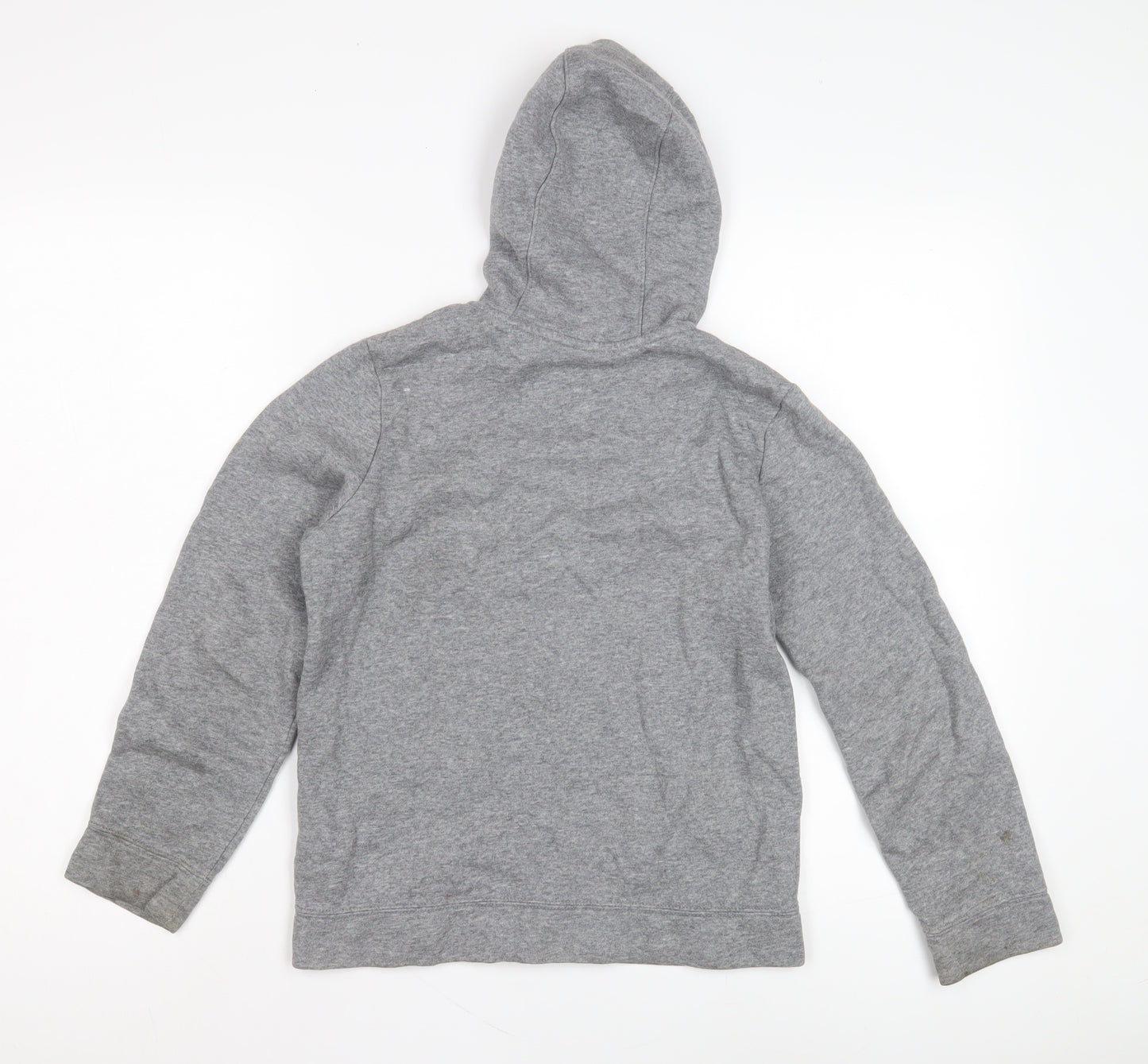 Nike Boys' Grey Full Zip Hoodie M - Casual Comfort Essential