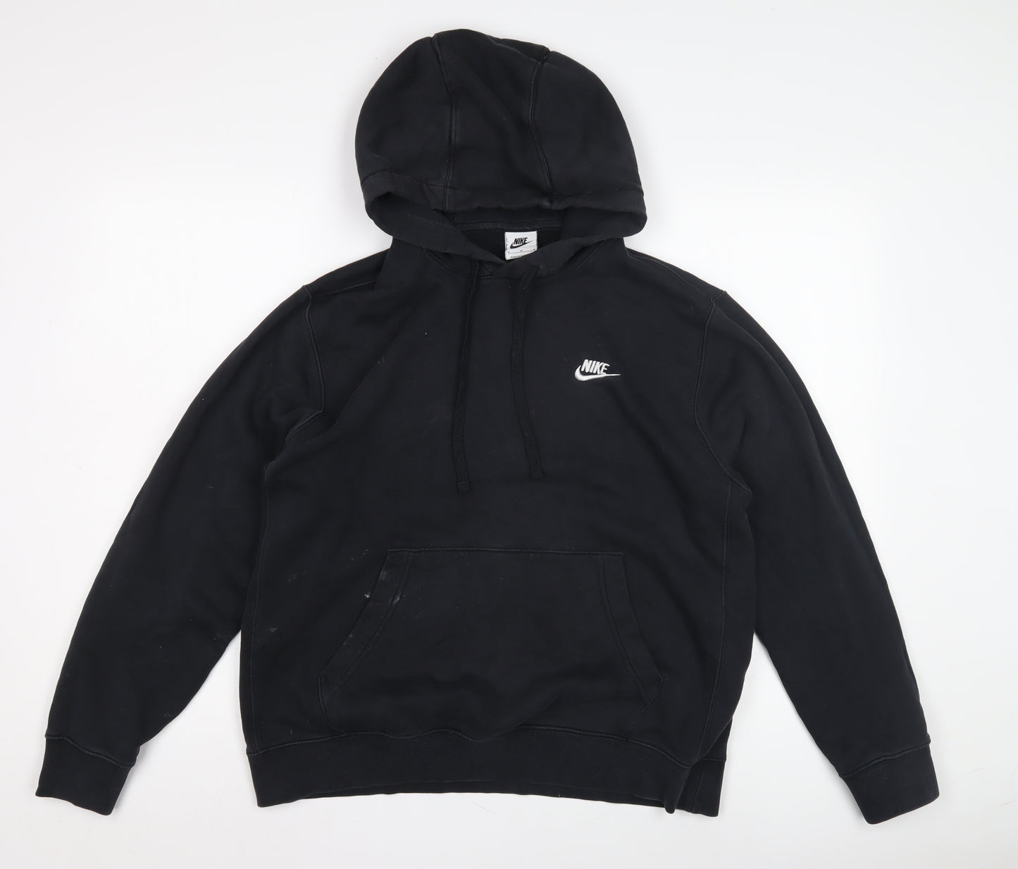 Nike Men's Black M Pullover Hoodie - Logo, Hooded