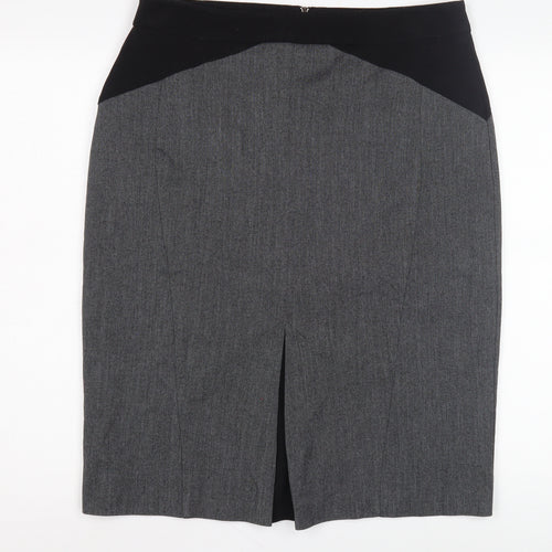 Debenhams Women's Grey Pencil Skirt Size 14