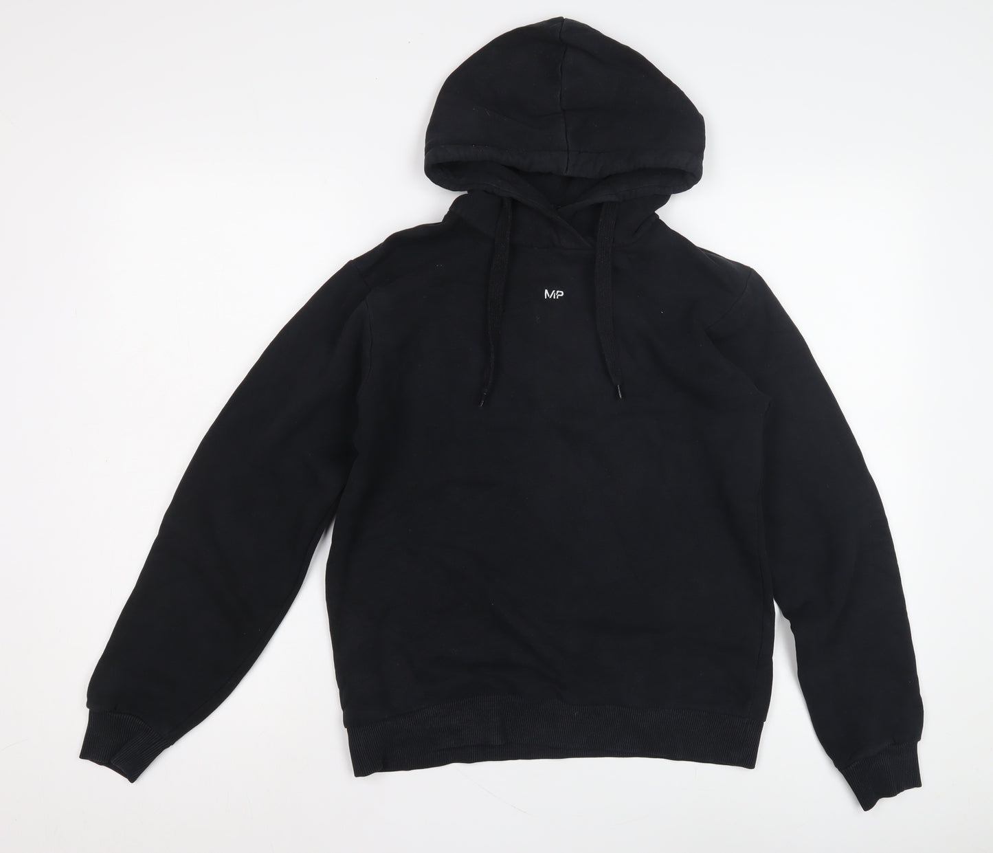 MP Men's Black Pullover Hoodie with Logo