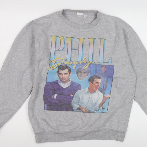 Ultimate Men's Grey Pullover Sweatshirt M
