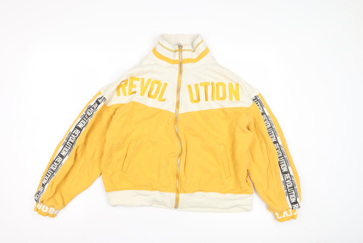 LALABOBO Women's Yellow Bomber Jacket Size 8