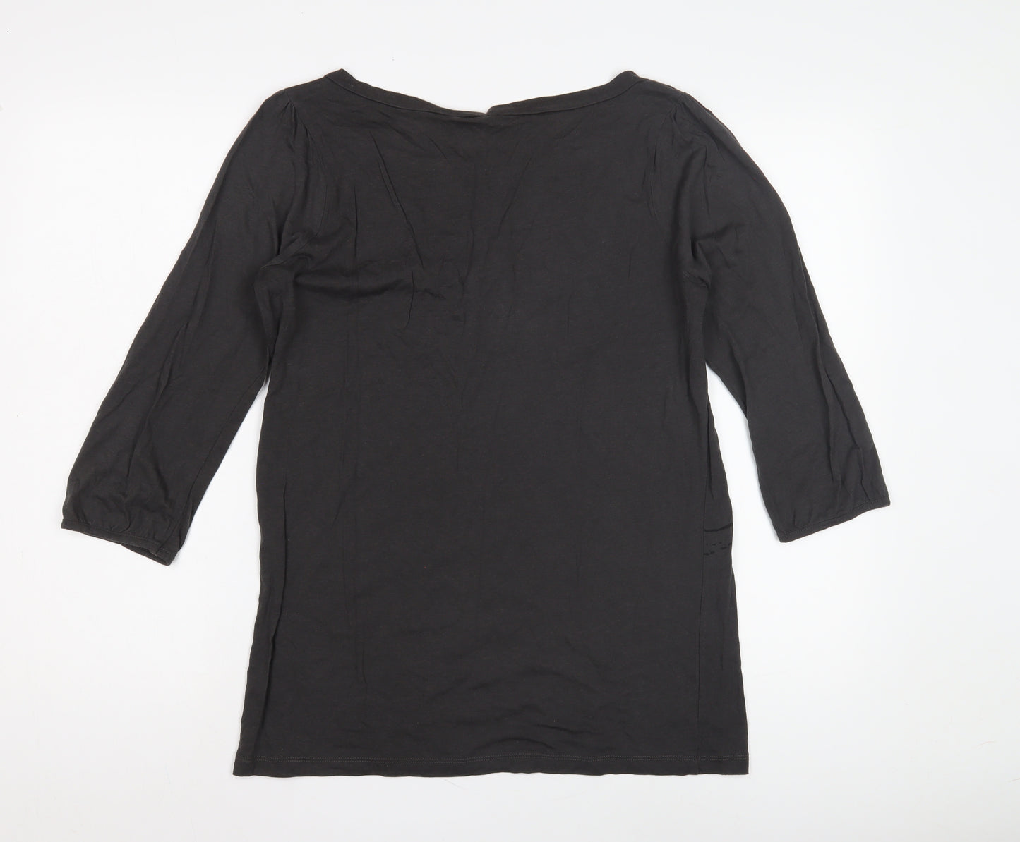 Debenhams Women's Black Beaded Top, Size 14