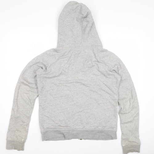 Jack Wills Grey Full Zip Hoodie Women's Size 12