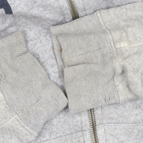 Jack Wills Grey Full Zip Hoodie Women's Size 12