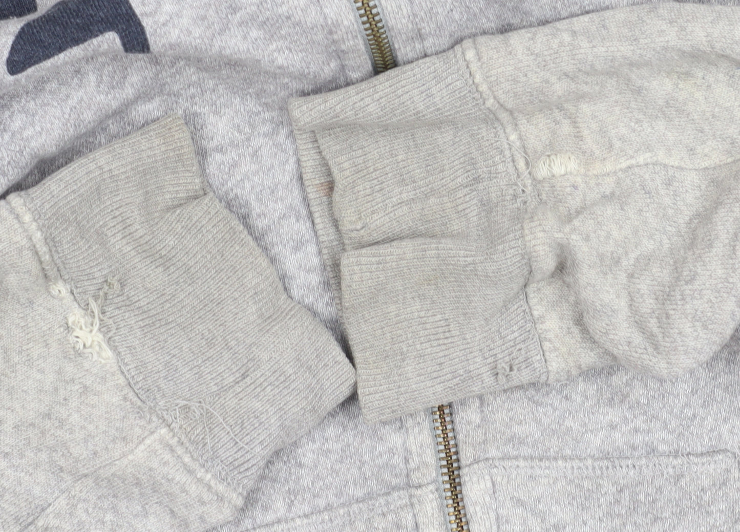 Jack Wills Grey Full Zip Hoodie Women's Size 12