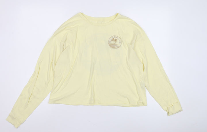 Sissi Women's Yellow Long Sleeve Beach T-Shirt - S