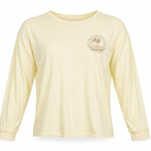 Sissi Women's Yellow Long Sleeve Beach T-Shirt - S