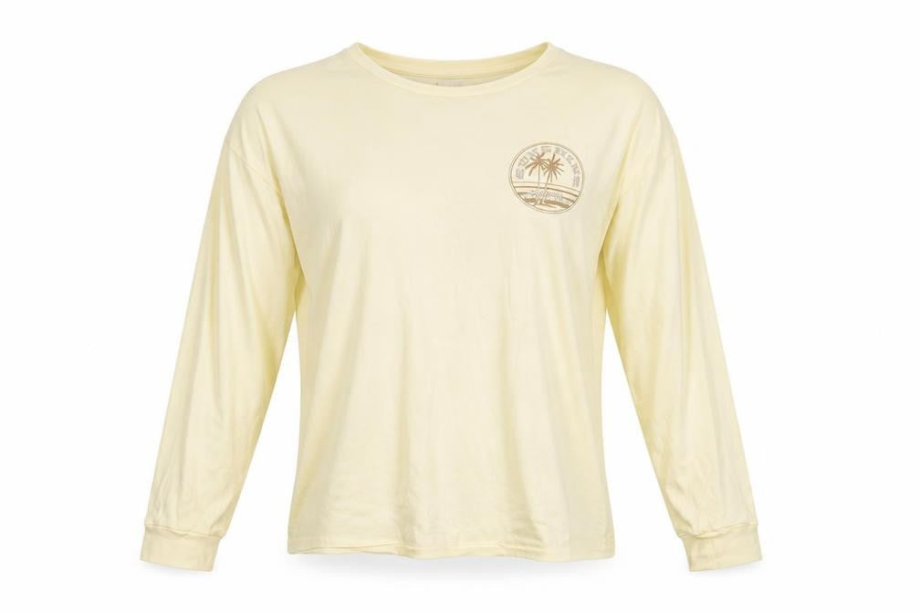 Sissi Women's Yellow Long Sleeve Beach T-Shirt - S