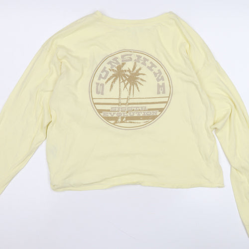 Sissi Women's Yellow Long Sleeve Beach T-Shirt - S