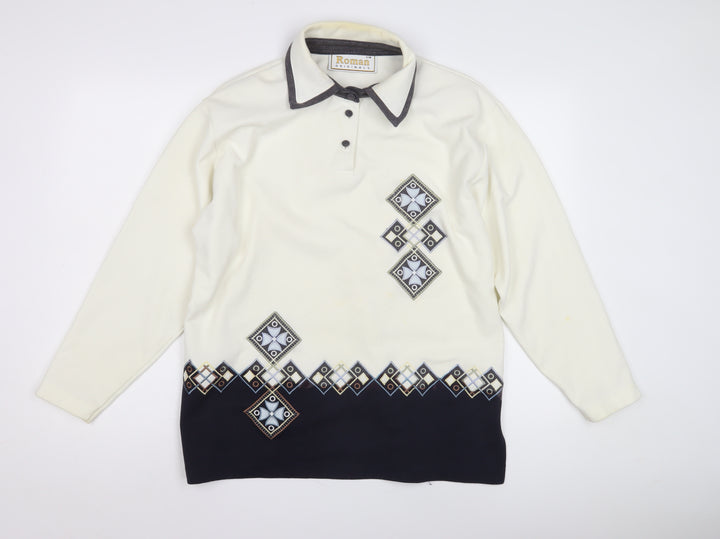 Roman Originals Women’s Ivory Sweatshirt S