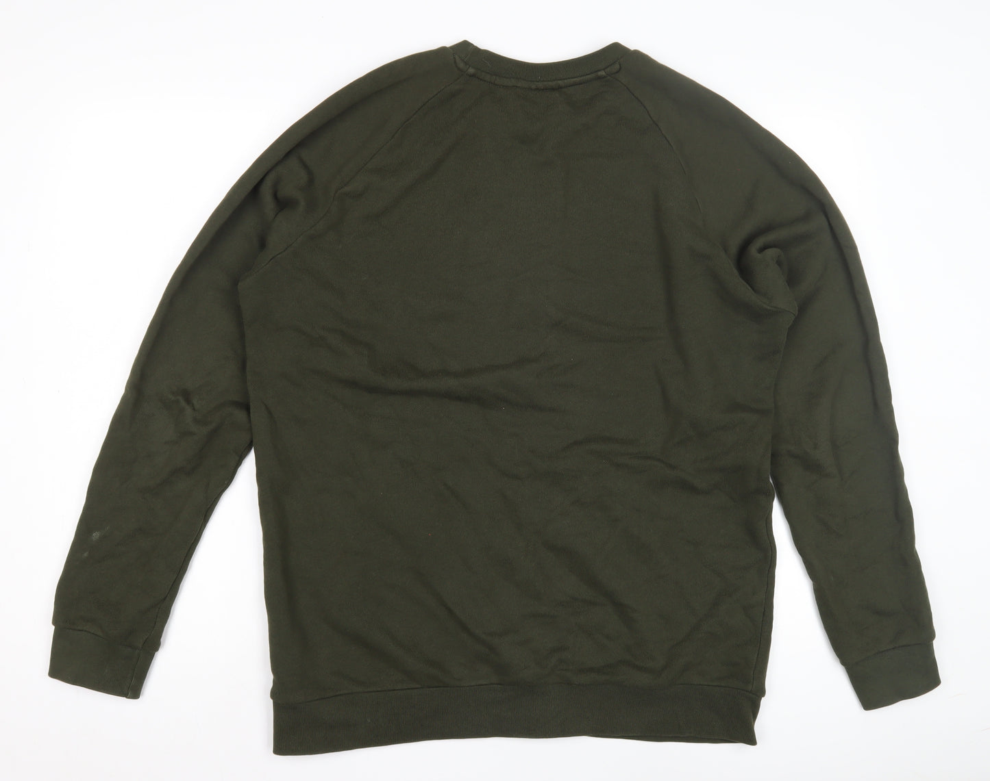 Adidas Men's Green Pullover Sweatshirt M