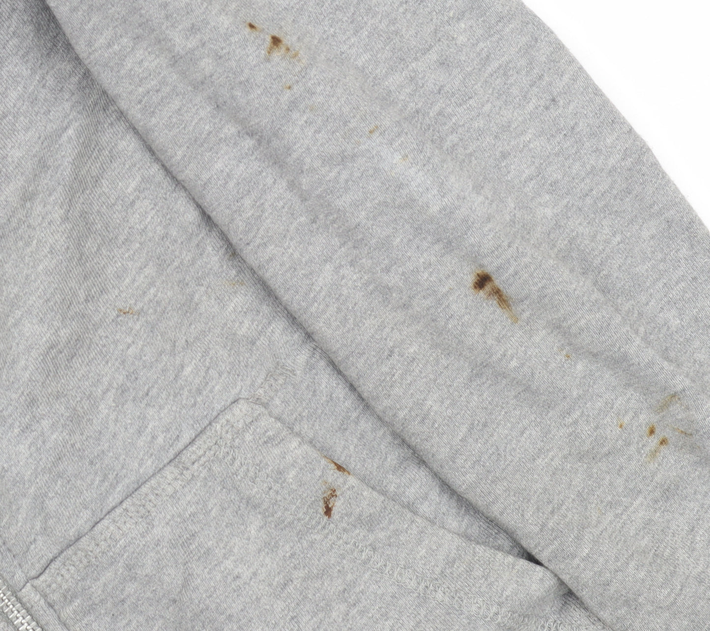 Nike Women's Grey Full Zip Hoodie - L, Activewear Essential