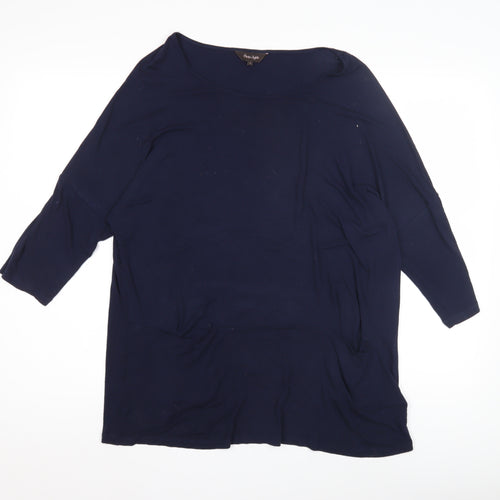 Phase Eight Women's Navy T-Shirt Size 12
