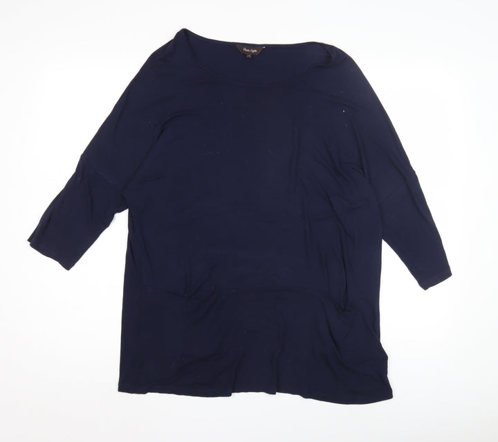 Phase Eight Women's Navy T-Shirt Size 12