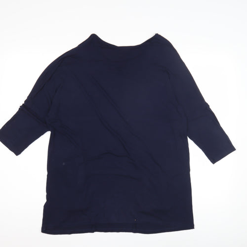 Phase Eight Women's Navy T-Shirt Size 12