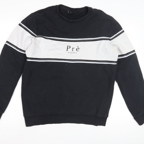Prè London Men's Black Pullover Sweatshirt M