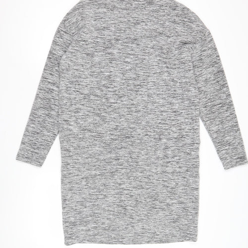 Joules Women's Grey Raglan Sleeve Jersey Dress Size 10