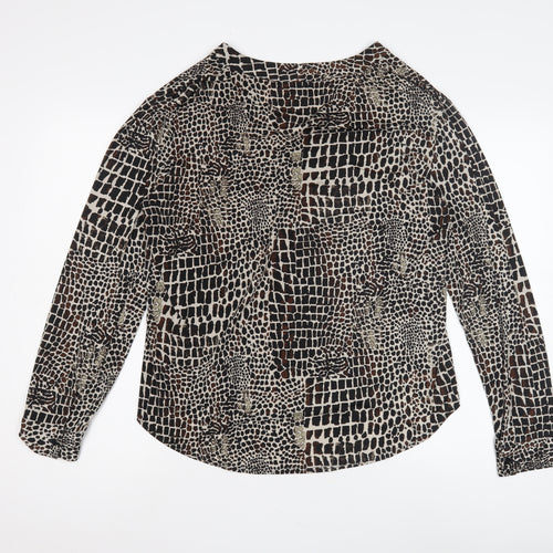 Classic Women's Multicoloured Animal Print Blouse 18