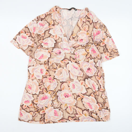 VIZ-A-VIZ Women’s Multicoloured Floral Top Size 14