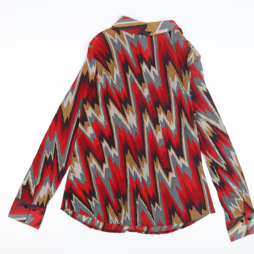 Marks and Spencer Women's Multicoloured Button-Up Shirt