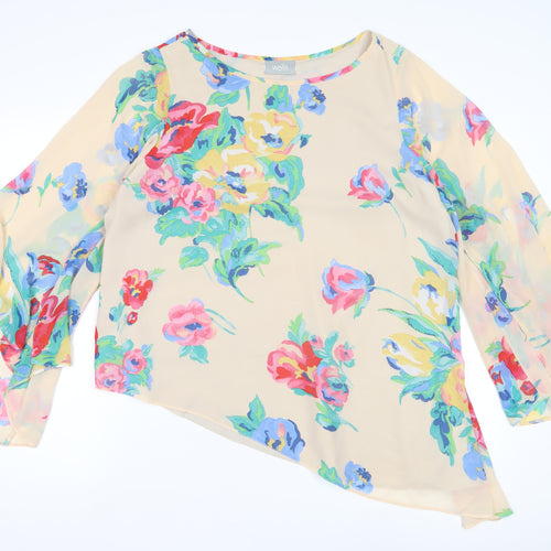 Wallis Women's Multicoloured Floral Blouse L