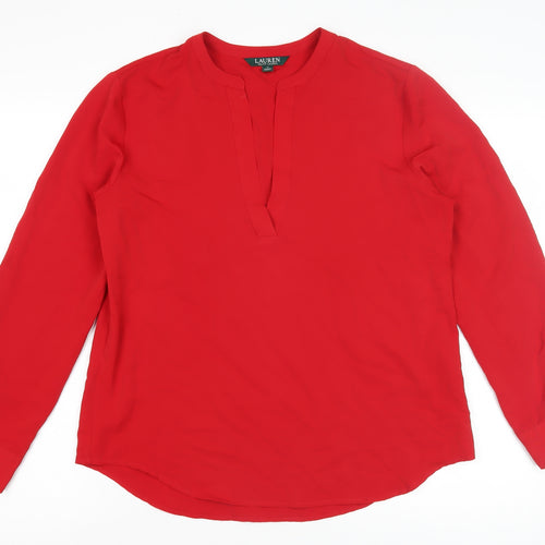 Lauren Ralph Lauren Women's Red Blouse M