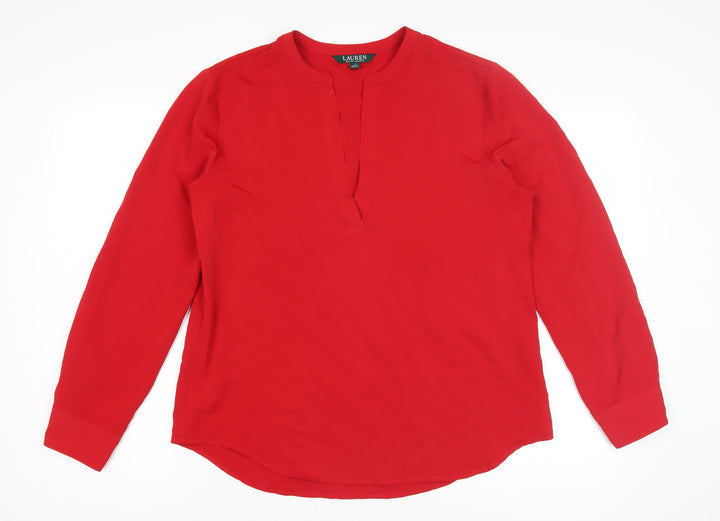 Lauren Ralph Lauren Women's Red Blouse M