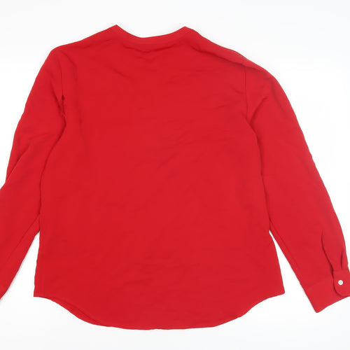 Lauren Ralph Lauren Women's Red Blouse M