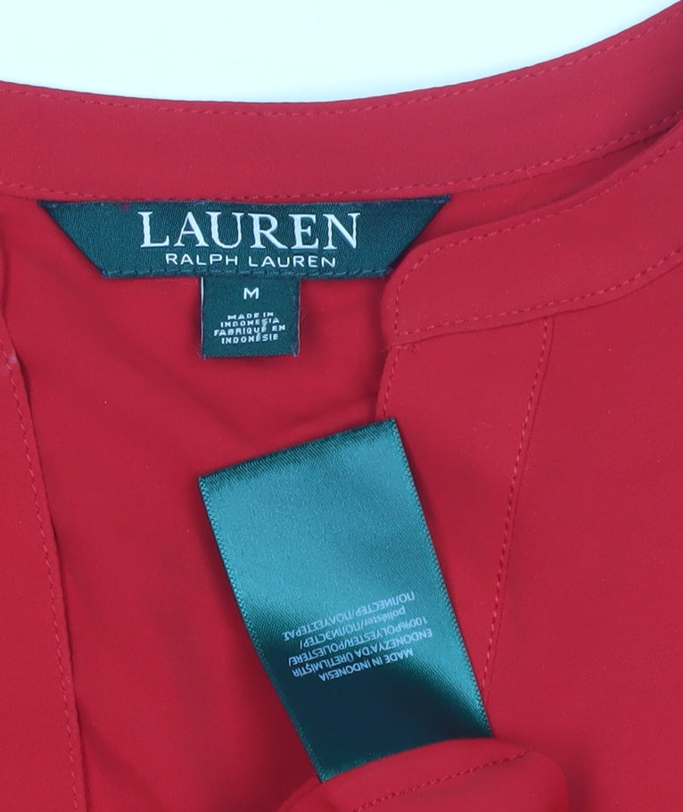 Lauren Ralph Lauren Women's Red Blouse M