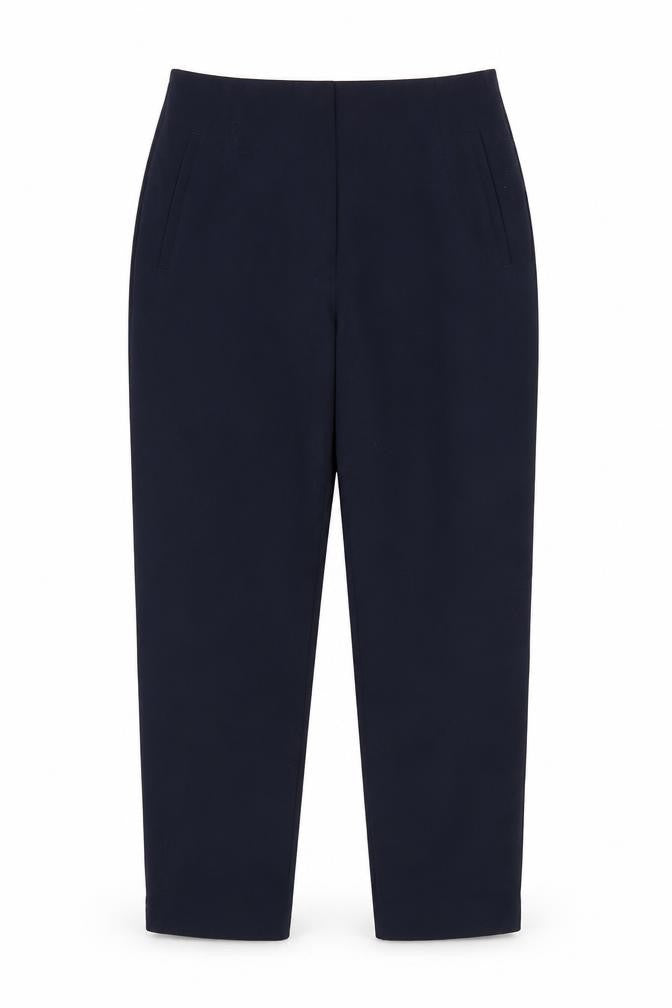 Front view of Stradivarius Women's Blue Trousers, size 14
