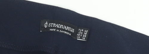 Stradivarius Women's Blue Trousers Size 14