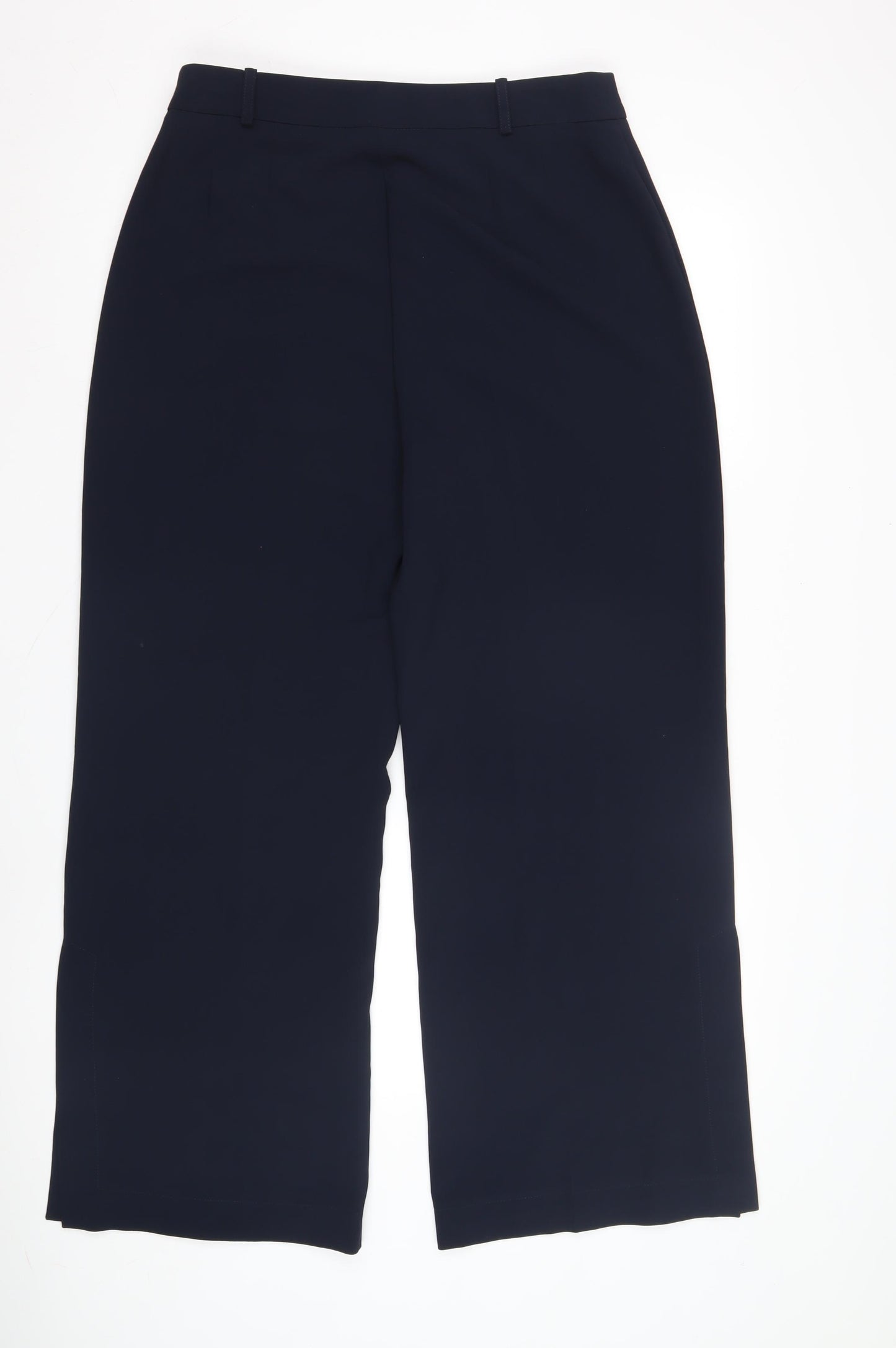 Marks and Spencer Women's Blue Wide-Leg Trousers Size 14