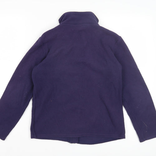 Freedom Trail Boys Purple Fleece Jacket, Size 32, Lightweight
