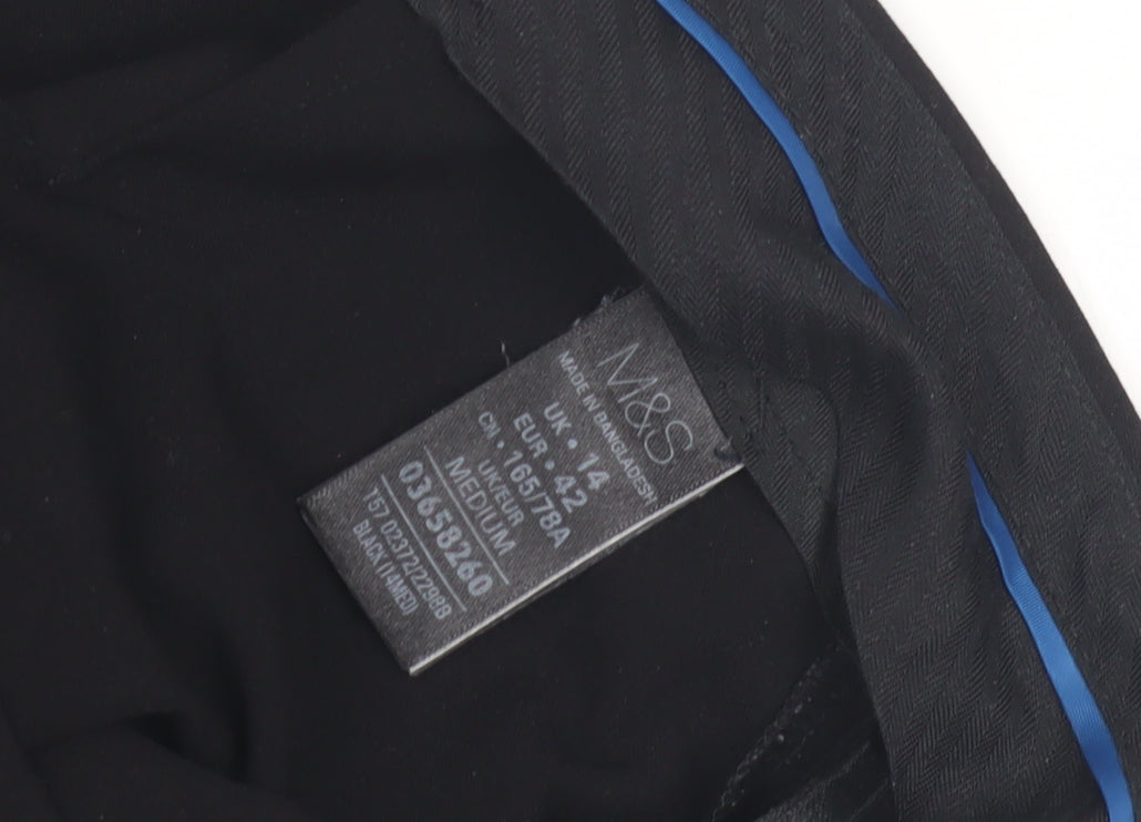 Marks and Spencer Women's Black Trousers Size 14