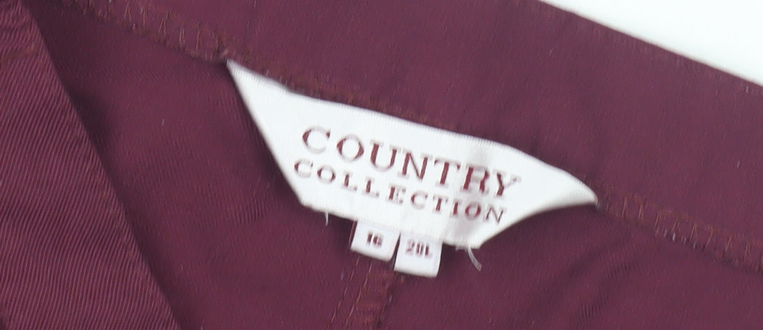 Country Collection Women’s Purple Trousers Size 20